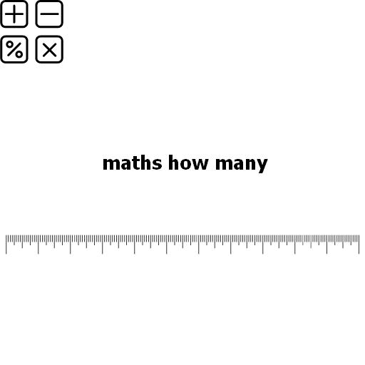 maths how many